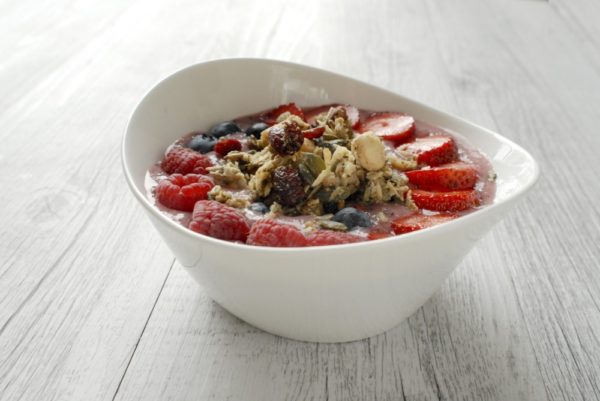 Mixed Berry Paleo Smoothie Bowl