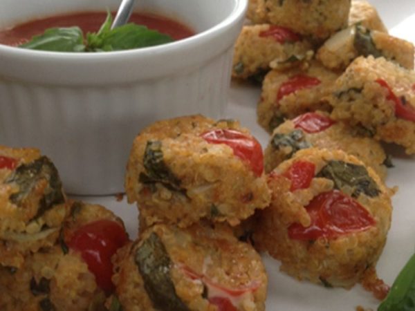 Quinoa Pizza Bites
