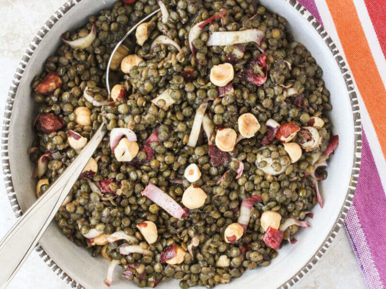 Warm Puy Lentil Salad With Pumpkin