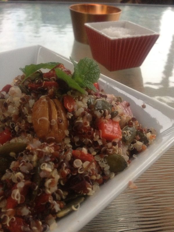 Tri-Colour Quinoa Salad With Pecan And Mint