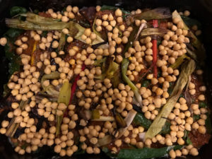 roast vegetable and chickpea lasagne chickpea step