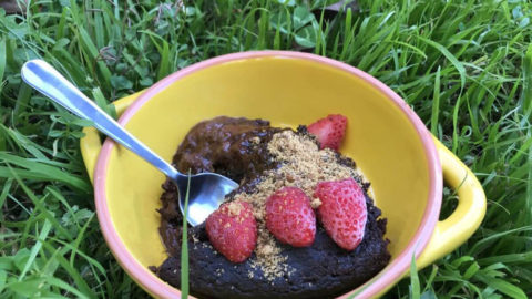 Paleo Chocolate self saucing pudding