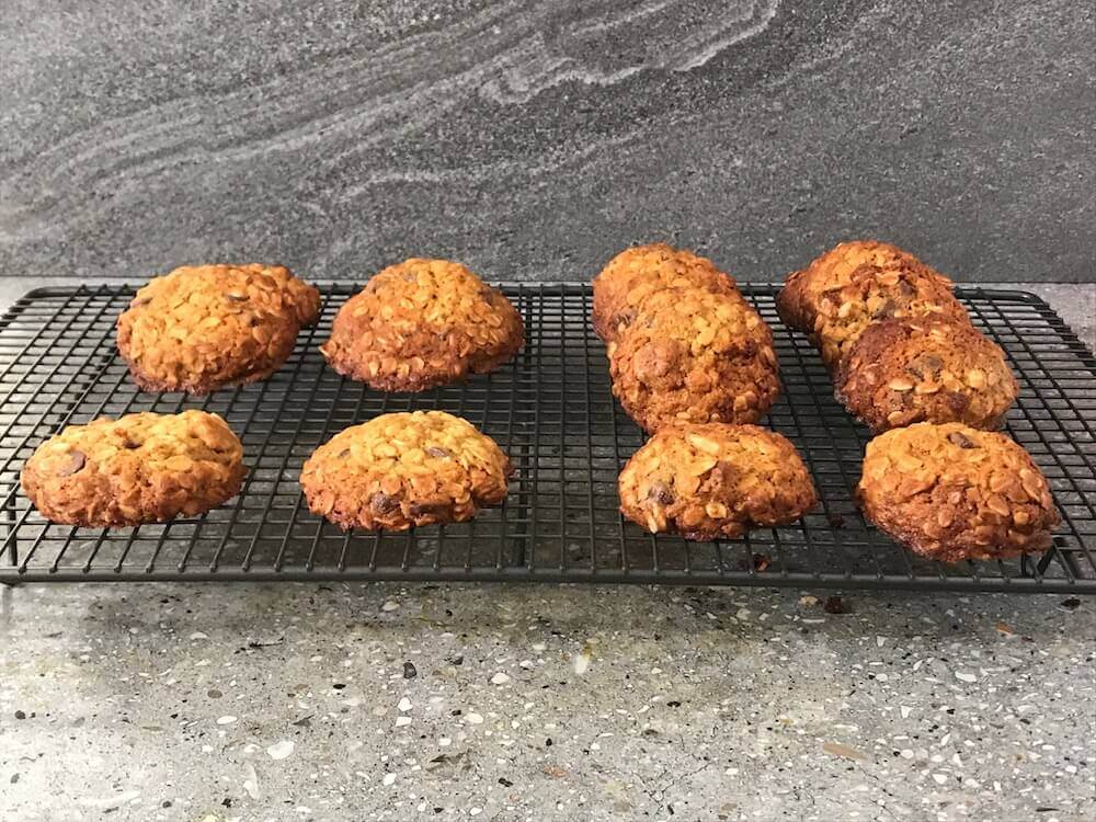 Chocolate Chip and Oat Biscuits