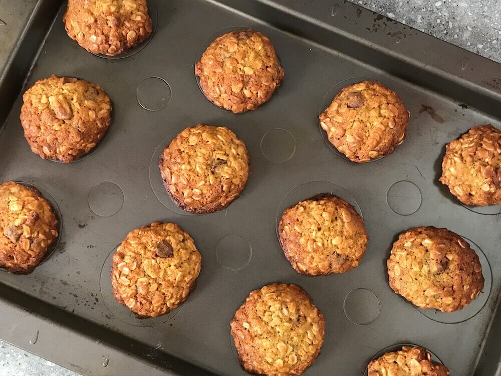 Chocolate Chip and Oat Biscuits
