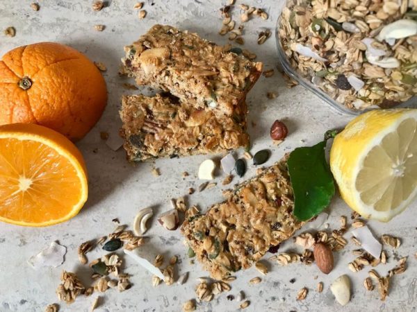 Citrus Spiced Toasted Muesli Bars