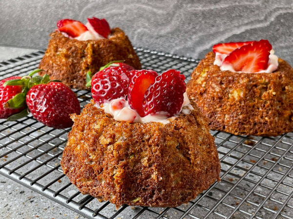 Banana and Apple Paleo Ring Cakes
