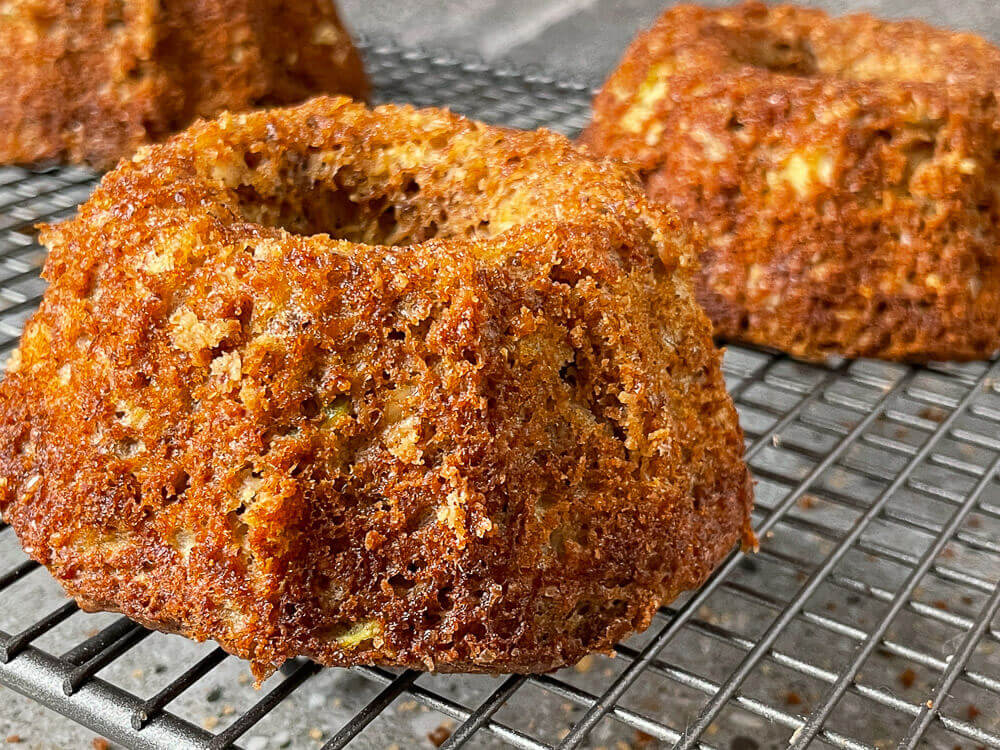 Banana and Apple Paleo Ring Cakes